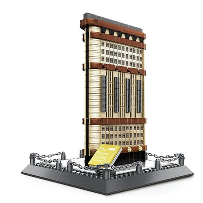 Wange MOC Building Block Set: New York Flatiron 4220