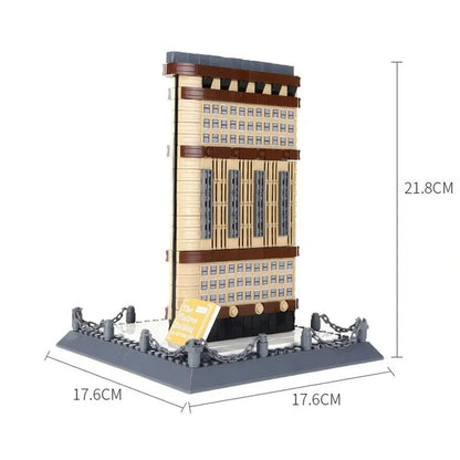 Wange MOC Building Block Set: New York Flatiron 4220