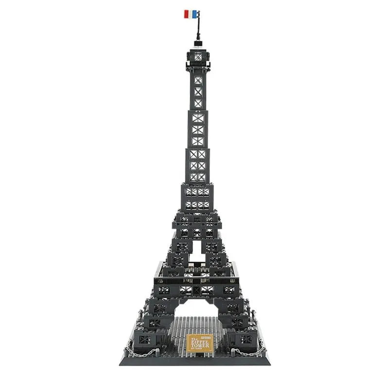 Wange MOC Building Block Set: Paris Eiffel Tower, Model 8015