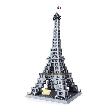 Wange MOC Building Block Set: Paris Eiffel Tower, Model 8015