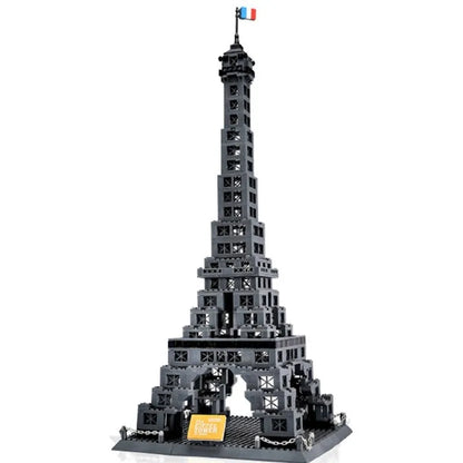 Wange MOC Building Block Set: Paris Eiffel Tower, Model 8015