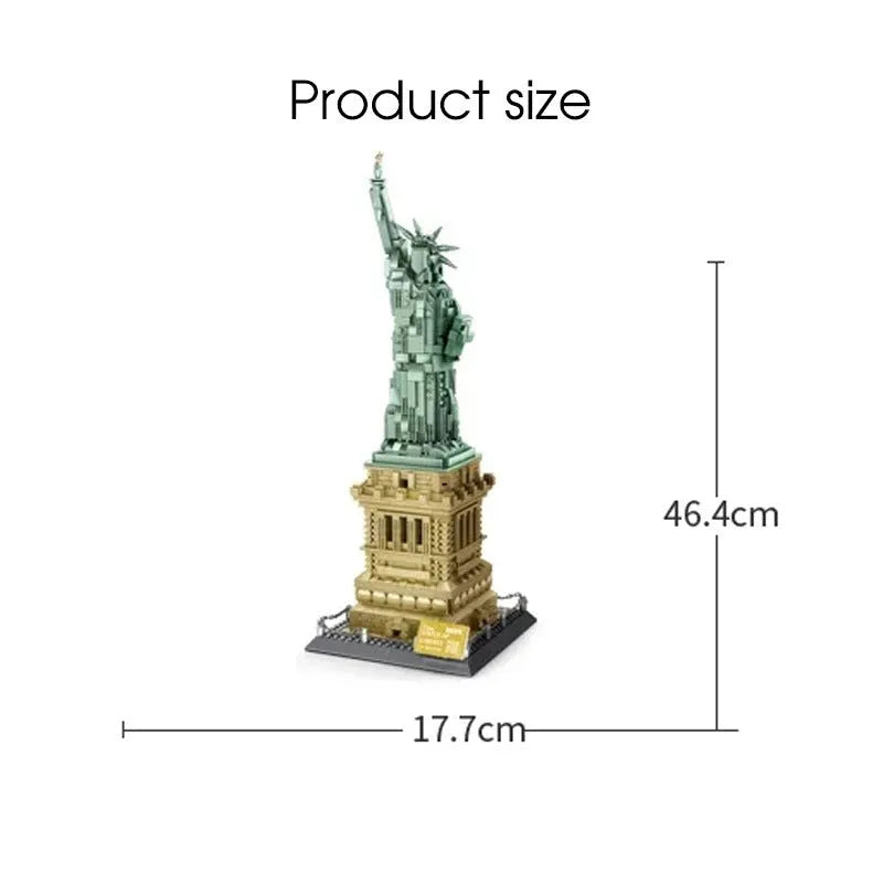 Wange MOC Building Block Set: Statue Of Liberty 5227
