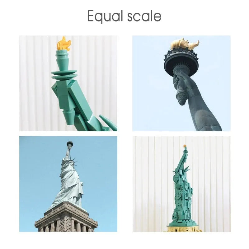 Wange MOC Building Block Set: Statue Of Liberty 5227