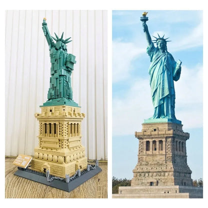 Wange MOC Building Block Set: Statue Of Liberty 5227