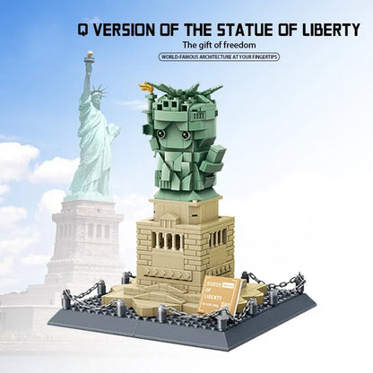 Wange MOC Building Block Set: Statue Of Liberty Q Version, Model 3210