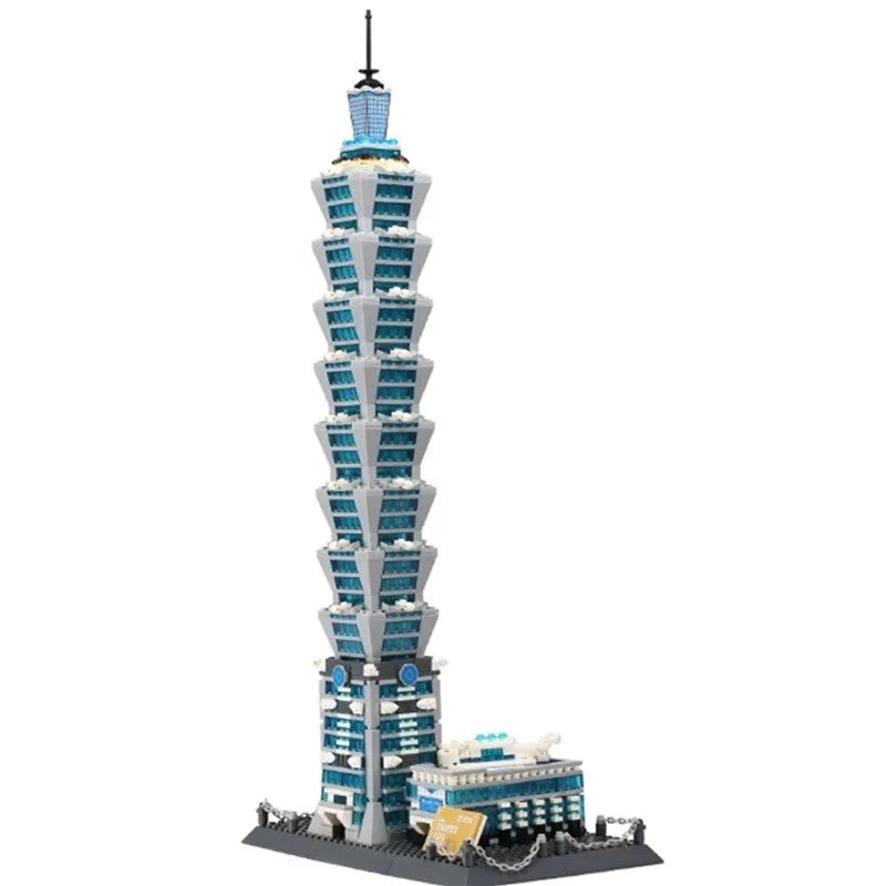 Wange MOC Building Block Set: Taipei 101 Tower, Model 5221