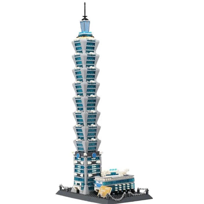 Wange MOC Building Block Set: Taipei 101 Tower, Model 5221