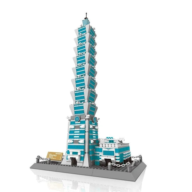 Wange MOC Building Block Set: Taipei 101 Tower, Model 5221