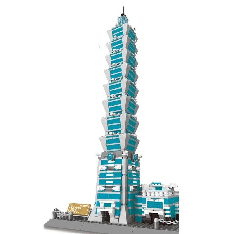 Wange MOC Building Block Set: Taipei 101 Tower, Model 5221