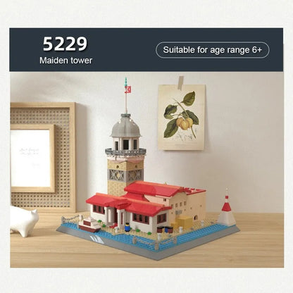 Wange MOC Building Block Set: Turkish Maiden Tower, Model 5229