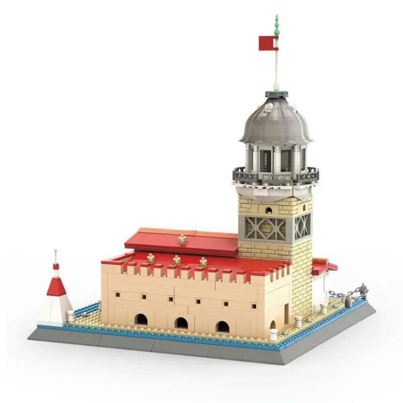 Wange MOC Building Block Set: Turkish Maiden Tower, Model 5229