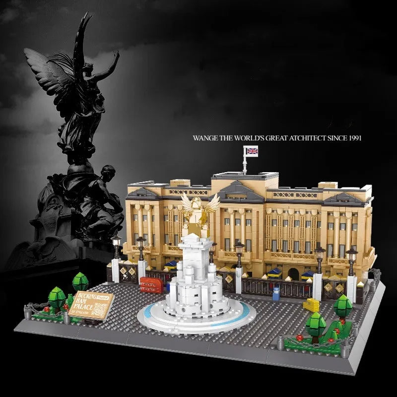 Wange MOC Building Block Set: UK Buckingham Palace, Model 6224