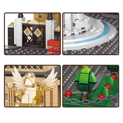 Wange MOC Building Block Set: UK Buckingham Palace, Model 6224