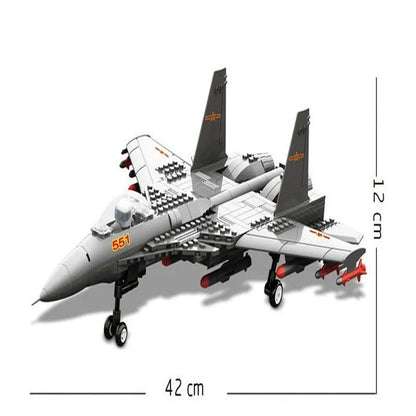 Wange MOC Building Block Set: F-15 Eagle Fighter Jet, Model 4001