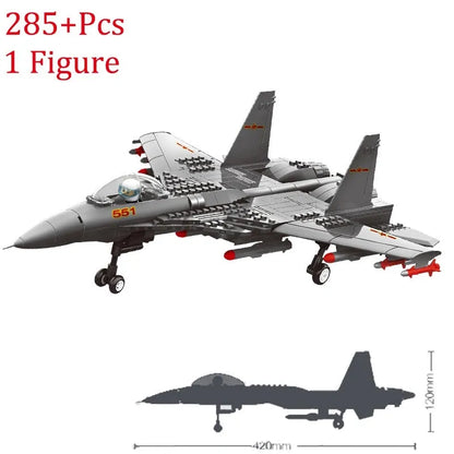 Wange MOC Building Block Set: F-15 Eagle Fighter Jet, Model 4001