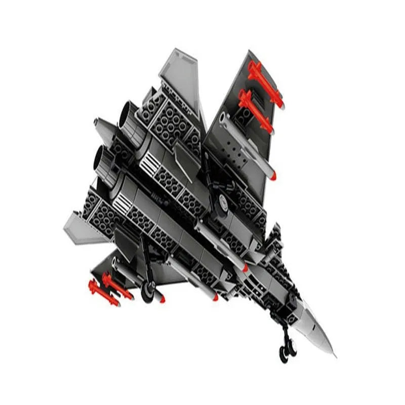 Wange MOC Building Block Set: F-15 Eagle Fighter Jet, Model 4001