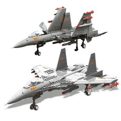 Wange MOC Building Block Set: F-15E Eagle Fighter Jet Plane, Model JX-005