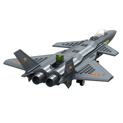 Wange MOC Building Block Set: J20 Stealth Fighter Plane Kids, Model 4003