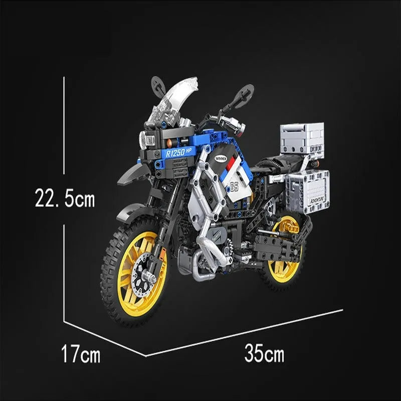 Winner MOC Building Block Set: Classic BMW R1250 GS HP Motorcycle, Model 7048