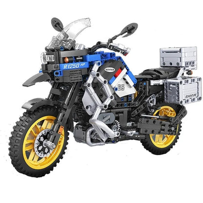 Winner MOC Building Block Set: Classic BMW R1250 GS HP Motorcycle, Model 7048