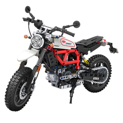 Winner MOC Building Block Set: Classic Climbing Motorcycle 7053