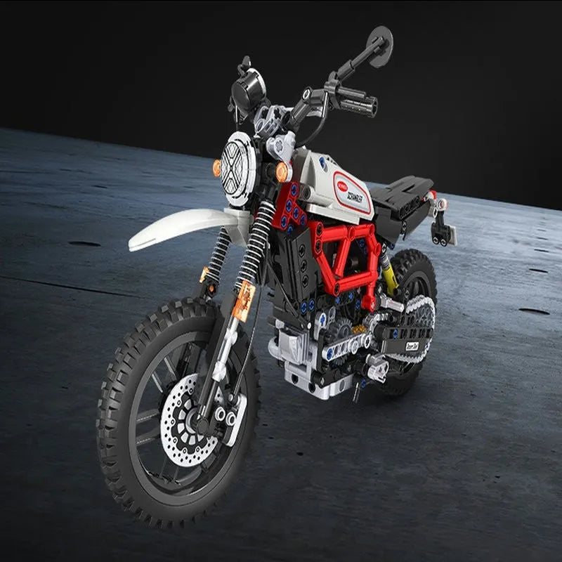 Winner MOC Building Block Set: Classic Climbing Motorcycle 7053