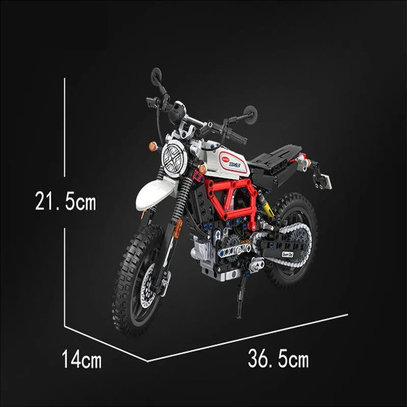 Winner MOC Building Block Set: Classic Climbing Motorcycle 7053