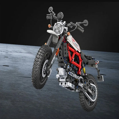 Winner MOC Building Block Set: Classic Climbing Motorcycle 7053