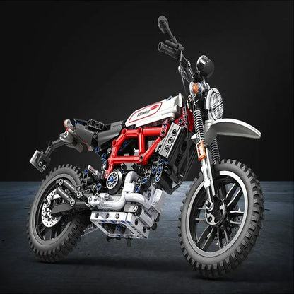 Winner MOC Building Block Set: Classic Climbing Motorcycle 7053