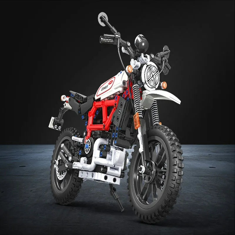 Winner MOC Building Block Set: Classic Climbing Motorcycle 7053