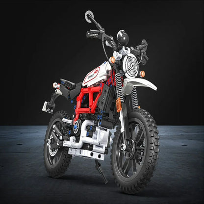 Winner MOC Building Block Set: Classic Climbing Motorcycle 7053