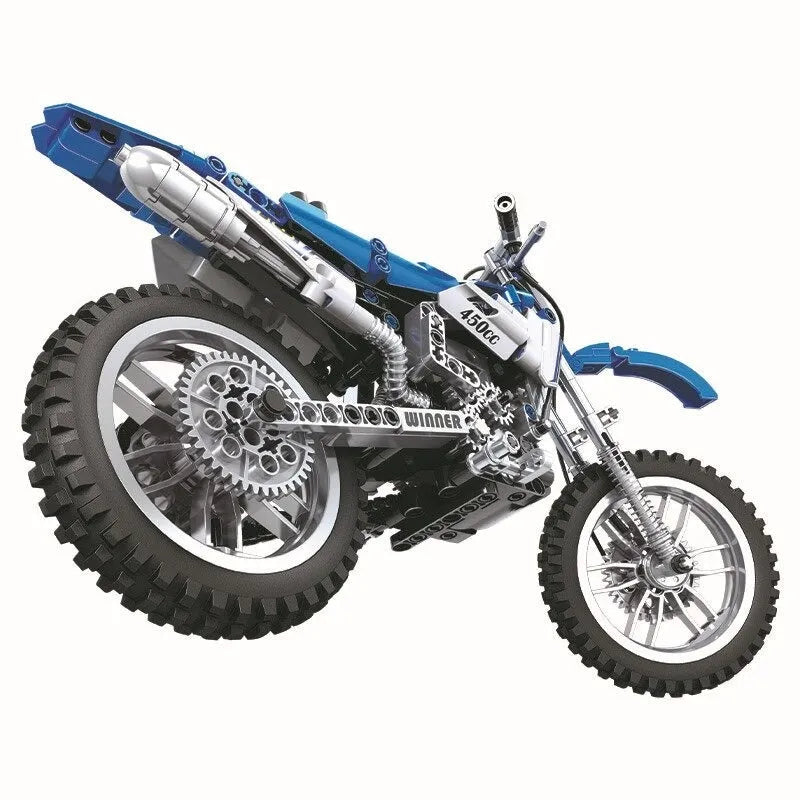 Winner MOC Building Block Set: Moto Cross Motorcycle