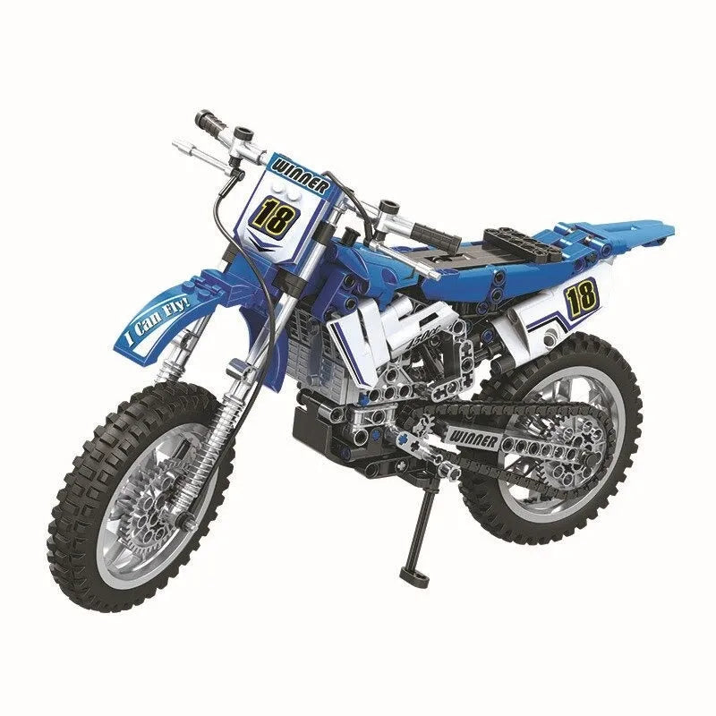 Winner MOC Building Block Set: Moto Cross Motorcycle