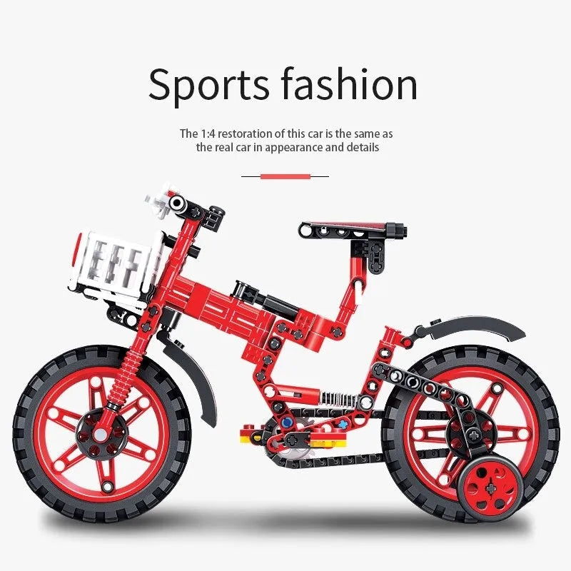 Winner MOC Building Block Set: Toddler Bicycle Bike, Model 7064