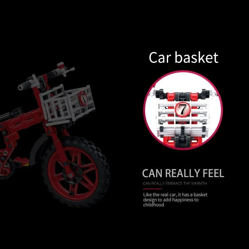 Winner MOC Building Block Set: Toddler Bicycle Bike, Model 7064