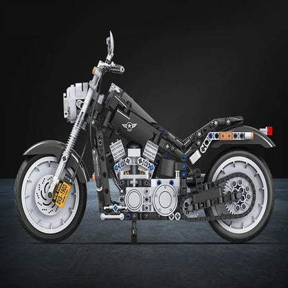 Winner MOC Building Block Set: American Harley Motorcycle 7049