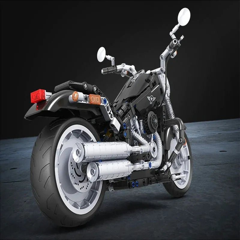 Winner MOC Building Block Set: American Harley Motorcycle 7049