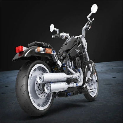 Winner MOC Building Block Set: American Harley Motorcycle 7049