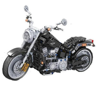 Winner MOC Building Block Set: American Harley Motorcycle 7049
