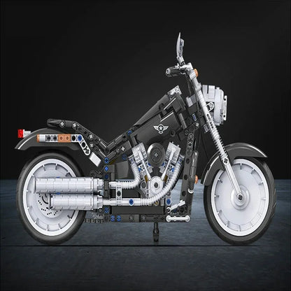 Winner MOC Building Block Set: American Harley Motorcycle 7049