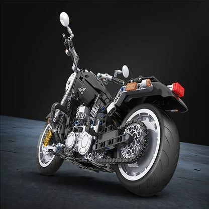Winner MOC Building Block Set: American Harley Motorcycle 7049