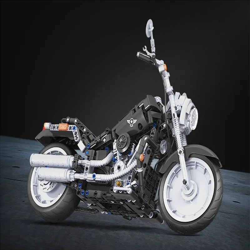 Winner MOC Building Block Set: American Harley Motorcycle 7049