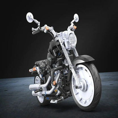 Winner MOC Building Block Set: American Harley Motorcycle 7049