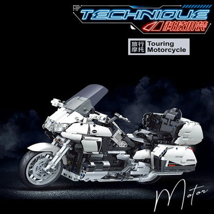 Winner MOC Building Block Set: Gold Wing Motorcycle 8110