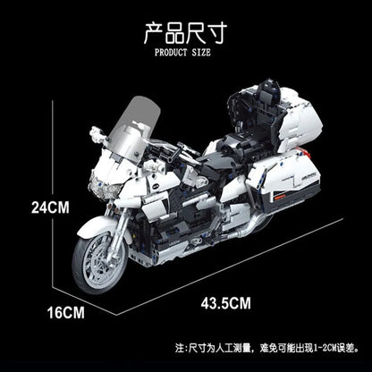 Winner MOC Building Block Set: Gold Wing Motorcycle 8110