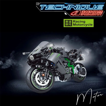 Winner MOC Building Block Set: Super Racing Motorcycle 8109