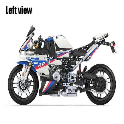 Winner MOC Building Block Set: Track Racing Motorcycle 7054