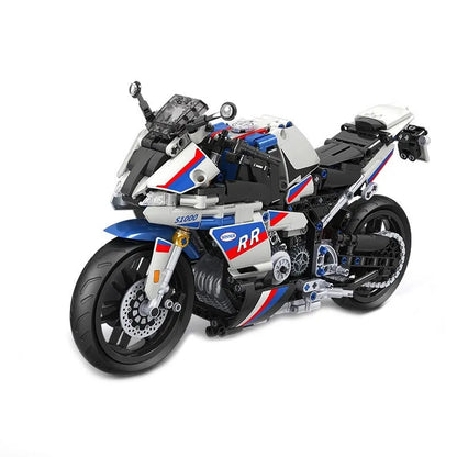 Winner MOC Building Block Set: Track Racing Motorcycle 7054