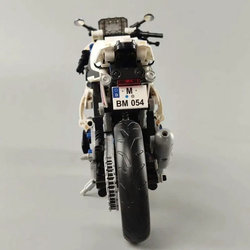 Winner MOC Building Block Set: Track Racing Motorcycle 7054