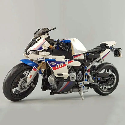 Winner MOC Building Block Set: Track Racing Motorcycle 7054